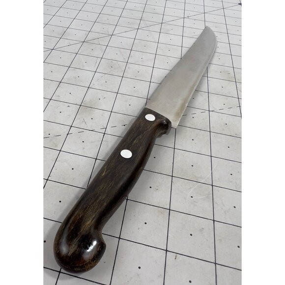 J.A. Henckels Kitchen Long Slicing Knife 731 Rosewood Handle Solingen Germany 8" - Picture 6 of 7